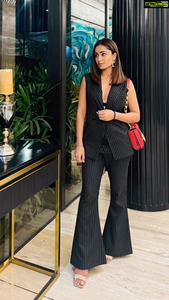 Tridha Choudhury Instagram - Androgynously yours ♥️ Wearing @mellowdrama_official ♥️ #stylewithtridha #stylediary #stylepost #styleguide #stylegram #androgynous #androgynousfashion #sagittarius #sagittarian