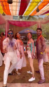 Vivek Dahiya Instagram - Give me some….of those colours 🎉
#HoliParty 
#ReelsHoliParty