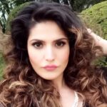 Zareen Khan Instagram - 🦁 #CurlyHair #1921 #Nostalgia #ZareenKhan #Tbt