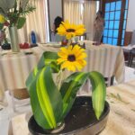 Zoya Afroz Instagram - Beautiful and minimalist, the traditional Japanese art of ikebana 💛 —— 🌼🌼🌼 —— The origins of ikebana go back to the introduction of Buddhism in Japan. It was customary to offer flowers to the Buddha. Zen Buddhism is the source of this complex and codified art where the human being, in total harmony with nature, must create an object of contemplation in accordance with his state of mind. —— 🌼🌼🌼 —— This is my first freestyle Ikebana creation at The Bombay Sogetsu School with the help and guidance of @renusaraf ma’am. I have totally fallen in love with this art form since I have stated. It is truly relaxing and meditative. #ikebana #ikebanasogetsu #sogetsuschool @mumbaisogetsu @renusaraf #thebombaysogetsuschool #japan #india #culture #art #japanesefloralart @glamanandsupermodelindia @missinternationalofficial