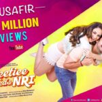 Zoya Afroz Instagram - 50 Million Views !!! Wohoooo!!!! Thank you for all the love 💛 #Musafir #bestsongever #onrepeat #sweetieewedsnri #zoyaafroz #himanshkohli #atifaslam @atifaslam @palash_muchhal @palakmuchhal3 @tseries.official