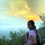Harika Narayan Instagram – They say “Sky speaks in thousand colours” and I witnessed it♥️💫
.
.
.
PC : my girl is the best photographer in the world @sowmyasudha♥️
#thankyouuniverse #wanderer #mothernature #grateful #solitude 😇