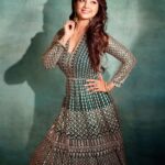Adaa Khan Instagram - Inhale 'Sabr’, Exhale ' Shukr' ! 💚 . . . 📸: @prashantsamtani 👗: @kalkifashion 🧣: @nidhikurda . . . #iftaar #iftaarparty #fashion #festivefashion #ootdinspo #stylefile #stylish #partywear #fashionfever #stylegoals #ethnicwear #festivewear #stylebuzz #lookbook #fashionlikeadaa #adaakhan