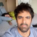 Addite Shirwaikar Malik Instagram - They never sleep 🤣 #armywife