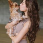 Aditi Bhatia Instagram - sweetest interruption 🐶🤎