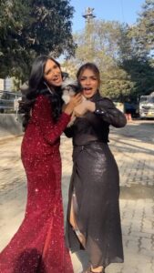 Aishwarya Khare Instagram - Yahan khus phus nahi, yahan hai Woof Woof @barfikhare 🥹🥰 @aishwarya_khare ♥️♥️ 

#uff #dance #trending #reels #explore #bhagyalakshmi