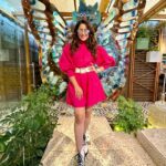 Aishwarya Sharma Bhatt Instagram - Fly above the Negativity 😇🧿 Outfit: @polagoclothing Pr: @socialpinnaclepr Styling: @styling.your.soul #aishwaryasharma #positivitybreedspositivity #ootd #fashioninsta #prettydress #rockit