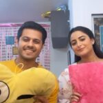 Aishwarya Sharma Bhatt Instagram - Hehehe 😂😂😂 #neilkiaish #couplegoals #aishwaryasharma #neilbhatt #stayhappy
