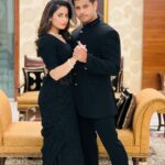 Aishwarya Sharma Bhatt Instagram - Stay tuned 😇🧿🪬🤞🏻 #newproject #aishwaryasharma #neilbhatt #staytuned #neilkiaish #couplegoals #stayhappy