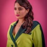 Aishwarya Sharma Bhatt Instagram - “I used to care what people thought about me until one day I tried to pay my bills with their opinions.” – Frank Gashumba #sunsabkikarkhudki Styled by @riddhirgandhi Photographer @_yash_warpe Hairstylist @farhastylist #aishwaryasharma #pinkvillastyleicons2023 #retro #vitagook #alwaystrynewthings #photoshoot #poppingcolours #fluorescent #loveyourself