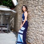 Aneri Vajani Instagram - 💙 Styled by : @priyavajani 👗: @siddhantagrawallabel MUA : @sahil_anand_arora #anerivajani #pressconference #kkk12 #colors #fashion