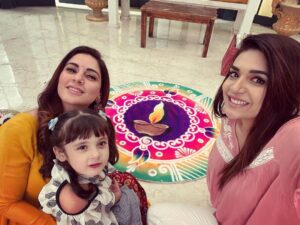 Anjum Fakih Instagram - Preeta,Pihu aur Shrishti ki taraf se Choti Diwali ki shubhkamnaye 🙏🏼 
#happychotidiwali💥