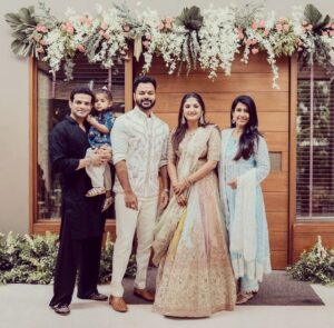 Ankita Bhargava Patel Instagram - The Beauty and Happiness of welcoming a new family member…. 
Welcome to the family Choti Bahu @dhruti03 ❤️