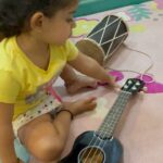 Ankita Bhargava Patel Instagram - Oh Music 🎼🎵❤️ Who doesnt love music!😍 I wish I knew how to play some instruments,I can just do riyaaz on my harmonium🤷‍♀️ And she has picked that up from me, Look at those lil fingers running so gracefully on the harmonium !🌸 But Im hoping that Mehr picks up an instrument to two with passion at an early age. Just casually letting her be around whatever we have at home! #rabbdimehr #music #instruments