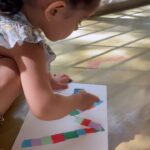 Ankita Bhargava Patel Instagram – Gluing of Paper Bits activity has multiple fine motor skills involved.