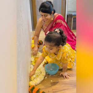 Ankita Bhargava Patel Instagram - The Light Of Our Lives Wishes You A Very Happy Festival Of Lights ! ❤️🪔❤️

And since it is a festival of Lights and Love,
Let us be kind and thoughtful to all the animals and birds around us and refrain from making any kind of Noise and Air Pollution ! 

Let there be light inside out ! 😍