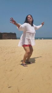 Aparajita Auddy Instagram - The ocean's roar is music to the soul#reelsindia#viral#Instagram