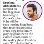 Arti Singh Instagram - All the best my hero . ⭐️ god bless you always Show pe Bigg Boss Khelega. Aur eviction ke baad main aur meri family khelegi. Coming to you soon with my crazy family to tickle your funny bones. Expect the unexpected from us only on @voot #BiggBossSundaysOnVoot #BiggBuzzOnVoot #BB16OnVoot #BiggBuzz #BiggBuzzWithKrushnaAndFamily #BB16 #BiggBoss @krushna30 @kashmera1