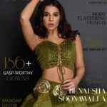 Benafsha Soonawalla Instagram - On the cover of @wedlookmagazine 💚💚💚 Y’all have been a brilliant team guys! Editorial shoot for @wedlookmagazine Founder @mohit.kathuria1987 Shot by @praveenbhat Wearing @dimpplekpoor Makeup by @enamakeovers Hair by @vipintheartist Stylist @devikaarora Asst stylist @bhavv.sood Travel partner @travel.betterr