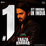 Bhuvan Bam Instagram - Most Streamed OTT Original in India! 4th WEEK IN A ROW! 😱😱 Unbelievable. Honoured. Grateful. Shukriya♥️🙏🏼 #TaazaKhabar @bbkvproductions