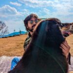 Bhuvan Bam Instagram - A chilly fluffy break ☺️🐾🥶