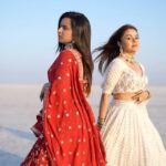 Devoleena Bhattacharjee Instagram – It was so much fun,shooting together again! 
.
Cherished our makeup room days from Set of Saath Nibhana saathiya- From Gossiping to doing Makeup together to Rushing to the location 😂😂
.
Location: @rannutsav ,Bhuj
.
Concept- @dhavalmavreck 
.
Outfits – @loveandlabelsbyhemakshii 
.
.

.
VideoCr- @pratik_kharat_ 
Video Edited – @dhavalmavreck 
.
#influencer #style #sisters #traditionalwear #ethinicwear #indian #together #crazy #travel #travelreels #devoleena #bhavinipurohit