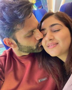 Disha Parmar Instagram - Happy 1st anniversary my love … 1 year has passed by and so fast… i am so blessed to have you as my life partner! Really want you and only you for agle 7 janam however cliche it sounds. 😛 Your inner beauty makes me shine everyday .. I love you wifey! To many more years of laughter happiness and cute moments together ..🥂❤️ #DisHul