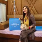 Disha Parmar Instagram - Thank you @primevideoin for the lovely gift and goodies. I am impressed with the cool way to showcase your new offering of #PrimeVideoChannels, where we can watch content across these OTT services at a single destination with easy add-on subscriptions😍 What are you guys watching? #Collaboration