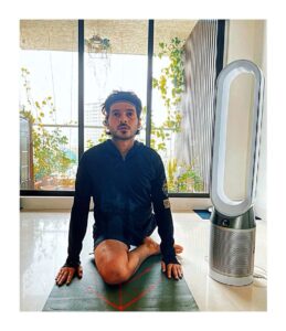Divyenndu Instagram - I just love doing yoga in fresh air.

Loving this Dyson Air Purifier
The only Air Purifier that purifies the whole room properly
You know the best part is  Indian Filter Study(yes you read that right!)found that It helps in Filtering out harmful, extra fine pollutants.

Now do yoga and use Dyson Air Purifier and purify your body internally and externally
 
 #DysonIndia #ProperPurification @dyson_india 

#NoFilter coz My Dyson has it already 😎