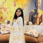 Hasini Anvi Instagram - Rise and shine, sweet girl. This is your moment. Once again a Happy Diwali. 🪔💛 Outfit : @diva_designer_studio_ #hasinianvi Hyderabad