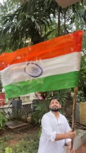 Hussain Dalal Instagram - Hubbul Watan Minal Imaan. (Love for your country is an essential part of your faith) Jai hind. Happy Independence Day India. #proudindian🇮🇳 
#happy75 #jaihind #vandemataram #bharatmatakijai