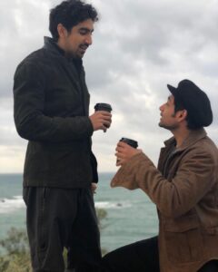 Hussain Dalal Instagram - Happy Baba ka budday divas to all ! Ayan baba is my friend , philosopher , guide, guru, Chintu , bablooo , Bittu ! Everything ! 😅 
Best guy.  Best teacher. Best film maker. Thank you for being in our lives and spreading so much light and so much wisdom ♥️Happy birthday ayan. May your light shine brighter than the stars. 
Janamdin mubarak mere dost. #baba #brahmāstra #brahmastra #happybirthday @ayan_mukerji
PS : last photo of me touching baba’s charan is clicked by ace photographer #ranbirkapoor