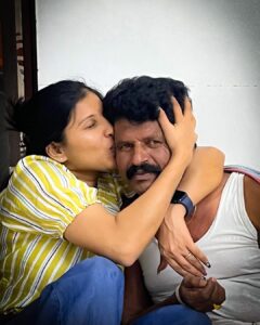Indravathi Chauhan Instagram - Dad’s little princess👑😘❤️…