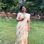 Indravathi Chauhan Instagram - Saree vibes❤️😘….💃