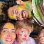 Jankee Parekh Instagram – Sufi celebrated his first Holi in his home state and it was all kinds of joyous❤️ 

#Myholi2023 #holihai  #happyHoli