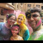 Juhi Parmar Instagram - Holi spent well with friends like family.. Happy Holi everyone🌈🧡💚❤️💜💛 #happyholi #holi #happy #festive #fun #friends