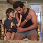 Karanvir Bohra Instagram - I love teasing my kids (only sometimes), it's so much fun 😈😈😈 @twinbabydiaries #daddycool #twinsdad #fatherdaughter