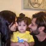 Karanvir Bohra Instagram - We Need any excuse to kiss her @thebabysnowflake @