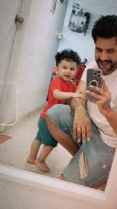 Kishwer Merchant Instagram - Jab se paaya hai tujhe … lost lost dil mera ❤️🧿 @nirvair.rai #Sukishkababy #NirvairRai