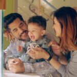 Kishwer Merchant Instagram - 1st it was baby shark , then wheels on the bus .. but now thanks to his Baba and Chachu's my Beta has his own song to groove on ❤️ This song and video is the bestest and cutest on the gram today .. ❤️ Share and make Reels with your loved ones 🥂⭐️ @chotuslash @viploverajdeo @harikesh_kori ❤️