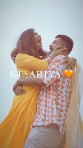 Kishwer Merchant Instagram - Just like the nation ! Ive fallen for this song too 🧡 and it has no need to be fixed :) it’s beautiful the way it is !
 KESARIYA my way 🧡 feat my beautiful wifey 🧡 @kishwersmerchantt 😘😘

Tagg your partners and go make reels on this 🧡
Music by my boys : @viploverajdeo @chotuslash ❤️🎹 🎸 
Shot and edited : @harikesh_wrc_ 💥❤️.
This 1 min is enough to fall in love with the song ❤️🙌🏻
@ipritamofficial @amitabhbhattacharyaofficial @arijitsingh @aliaabhatt #ranbirkapoor #ranbiralia #Kesariya #KesariyaCover #trending #trendingreels #trendingsong #brahmastra 

Love n luck to the whole team of @brahmastrafilm ❤️