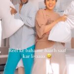 Kishwer Merchant Instagram - Aaya mazaaa 🤣🤣🤣🤣🤣 @kishwersmerchantt bohottt shauk hai trend karne ka 🤣🤣🤣❤️ Out for a staycation at @novotel_juhu ❤️ Novotel Mumbai Juhu Beach