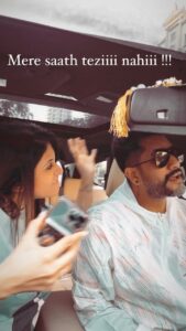 Kishwer Merchant Instagram - Zaada tezz nai banna @kishwersmerchantt 🤨🤕 #SuyyashRai #kishwermerchant #saadireelsaadifeel