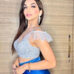 Kriti verma Instagram - Like a butterfly🦋 Pretty to see , hard to catch 🧿 Makeup - @nikitabajajmakeovers Outfit - @hayat_n786 @aayeshasfashion2007 Jewellery - @vibha_sindhwani . . . . . . . . #kriti #kritiverma #instapost #instagood #explore #explorepage #blousedesigns #dhoti #blue #ethnicwear #indowestern #biggboss #roadies #mtv #jaimatadi 🙏🏻