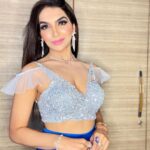 Kriti verma Instagram - Like a butterfly🦋 Pretty to see , hard to catch 🧿 Makeup - @nikitabajajmakeovers Outfit - @hayat_n786 @aayeshasfashion2007 Jewellery - @vibha_sindhwani . . . . . . . . #kriti #kritiverma #instapost #instagood #explore #explorepage #blousedesigns #dhoti #blue #ethnicwear #indowestern #biggboss #roadies #mtv #jaimatadi 🙏🏻
