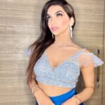 Kriti verma Instagram - Like a butterfly🦋 Pretty to see , hard to catch 🧿 Makeup - @nikitabajajmakeovers Outfit - @hayat_n786 @aayeshasfashion2007 Jewellery - @vibha_sindhwani . . . . . . . . #kriti #kritiverma #instapost #instagood #explore #explorepage #blousedesigns #dhoti #blue #ethnicwear #indowestern #biggboss #roadies #mtv #jaimatadi 🙏🏻
