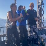 Lopamudra Raut Instagram - Happy Holi !! #happyholi #courchevel #champagne #champagneshowers #snow #skiing #trip #travel #frenchalps La Folie Douce Meribel Courchevel