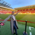 Madhurima Roy Instagram - Live from Anfield❤️ .. A day I dreamt of, joked with my friends, about being there someday, right there with my favourite team playing, soaking in that atmosphere, the dressing room, everything about it, was so magical. I still can’t believe I made it here. This is Anfield, and “You’ll never walk alone” A match to be witnessed live slowly but surely 🤞 Bucket list. Check ✅ Continuing to dream 💭 ❤️ .. #ynwa #liverpoolfc #fangirling Anfield, Liverpool