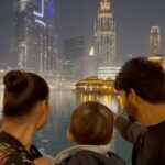 Mahat Raghavendra Instagram - Moments like these ❤️ @adhiyamanraghavendra first trip to #dubai with mumma and dadda 🤩😘 #familytrip #travelwithbaby #love #uae