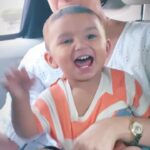 Mahat Raghavendra Instagram - My Adhu is Dadaaa’s boy @adhiyamanraghavendra 🤩🤍 Mama @mishraprachi 🤣🤣🤣😜